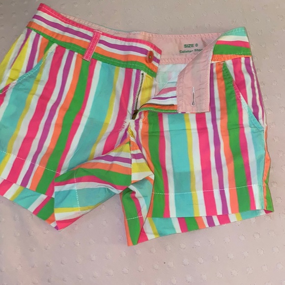Lilly Pulitzer Callahan short in bright stripe - Picture 1 of 4